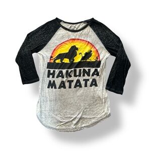 [Disney] Hakuna Matata Baseball Tee